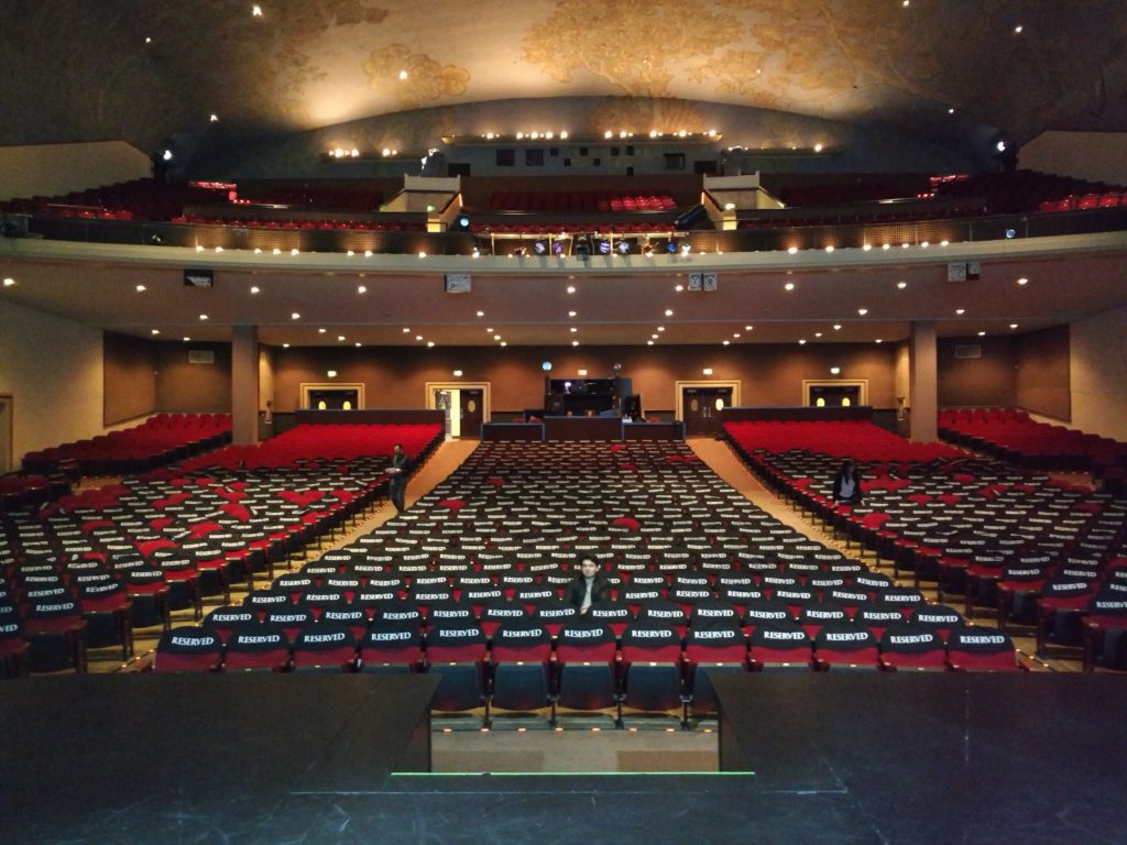 Cinderella in California, the Gardiner Springs Auditorium at Chaffery High